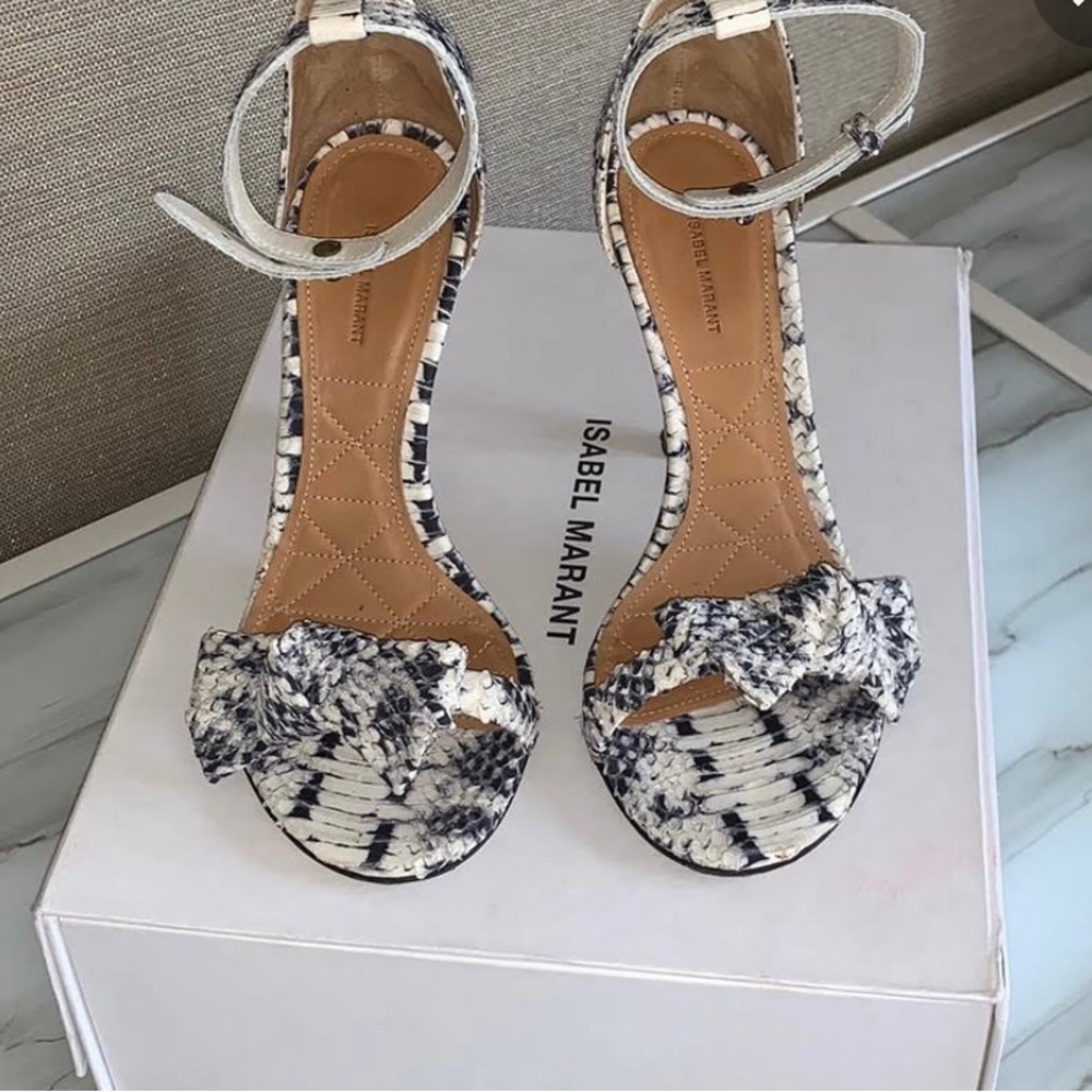 Isabel marant Phyton sandals 6.5 us